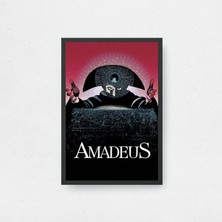 Amadeus Tasarım 2 Film Posteri Çerçeveli Tablo Sinema Odası Duvar Dekoru