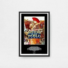 History Of The World Film Posteri Çerçeveli Tablo Sinema Odası Duvar Dekoru