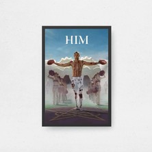 Hım Film Posteri Çerçeveli Tablo Sinema Odası Duvar Dekoru