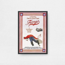Fargo Tasarım 2 Film Posteri Çerçeveli Tablo Sinema Odası Duvar Dekoru