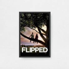 Flipped Film Posteri Çerçeveli Tablo Sinema Odası Duvar Dekoru