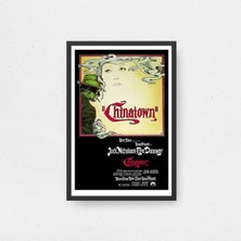 Chinatown Film Posteri Çerçeveli Tablo Sinema Odası Duvar Dekoru