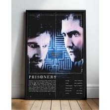 Prisoners Tasarım 3 Film Posteri Çerçeveli Tablo Sinema Odası Duvar Dekoru