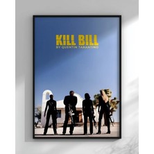 Kill Bill Tasarım 4 Film Posteri Çerçeveli Tablo Sinema Odası Duvar Dekoru