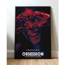 Obsession Tasarım 8 Film Posteri Çerçeveli Tablo Sinema Odası Duvar Dekoru