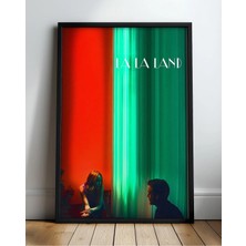 La La Land Tasarım 2 Film Posteri Çerçeveli Tablo Sinema Odası Duvar Dekoru