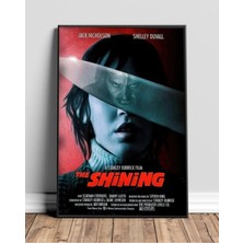 The Shining Tasarım 9 Film Posteri Çerçeveli Tablo Sinema Odası Duvar Dekoru