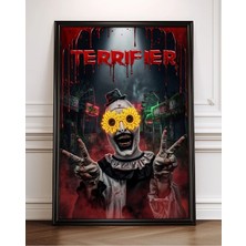 Terrifier Tasarım 3 Film Posteri Çerçeveli Tablo Sinema Odası Duvar Dekoru