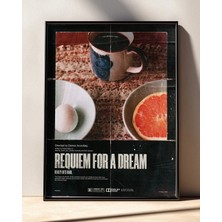 Requiem For A Dream Tasarım 2 Çerçeveli Tablo Poster Duvar Dekoru