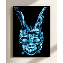 Donnie Darko Tasarım 3 Film Posteri Çerçeveli Tablo Sinema Odası Duvar Dekoru