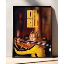 Kill Bill Tasarım 5 Film Posteri Çerçeveli Tablo Sinema Odası Duvar Dekoru