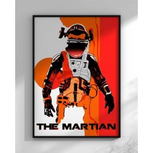 The Martian Tasarım 3 Film Posteri Çerçeveli Tablo Sinema Odası Duvar Dekoru