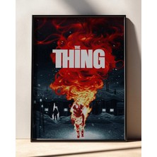 The Thing Tasarım 7 Film Posteri Çerçeveli Tablo Sinema Odası Duvar Dekoru