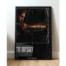 The Odyssey Christopher Nolan Tasarım 3 Film Posteri Çerçeveli Tablo Sinema Odası Duvar Dekoru