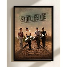 Stand By Me Film Posteri Çerçeveli Tablo Sinema Odası Duvar Dekoru
