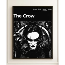 The Crow Film Posteri Çerçeveli Tablo Sinema Odası Duvar Dekoru