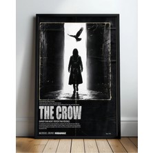 The Crow 1994 Film Posteri Çerçeveli Tablo Sinema Odası Duvar Dekoru