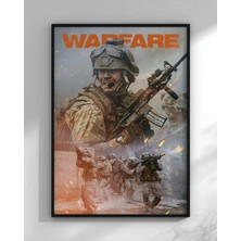 Warfare Film Posteri Çerçeveli Tablo Sinema Odası Duvar Dekoru