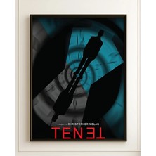 Tenet Film Posteri Çerçeveli Tablo Sinema Odası Duvar Dekoru