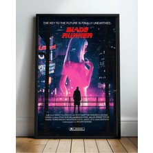 Blade Runner 2049 Tasarım 4 Film Posteri Çerçeveli Tablo Sinema Odası Duvar Dekoru