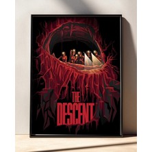 The Descent Film Posteri Çerçeveli Tablo Sinema Odası Duvar Dekoru