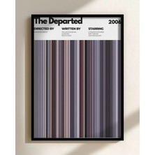 The Departed Movie Print Film Posteri Çerçeveli Tablo Sinema Odası Duvar Dekoru