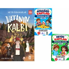 İlk Genç Timaş Vatanın Kalbi (Metin Özdamarlar) ve Okuduğunu Anlama Atasözü Kartları Deyim Kartları (Mert Arık)