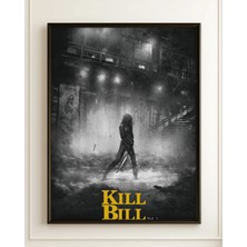 Kill Bill Vol. 1 Film Posteri Çerçeveli Tablo Sinema Odası Duvar Dekoru