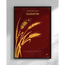 Gladıator Minimal Movie Poster When A Roman G Film Posteri Çerçeveli Tablo Sinema Odası Duvar Dekoru