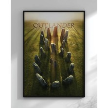 Outlander Film Posteri Çerçeveli Tablo Sinema Odası Duvar Dekoru