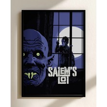 Salem's Lot Vampire Horror Illustration Çerçeveli Tablo Poster Duvar Dekoru