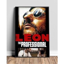 Leon The Professional Film Posteri Çerçeveli Tablo Sinema Odası Duvar Dekoru