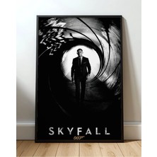 Skyfall Movie Film Posteri Çerçeveli Tablo Sinema Odası Duvar Dekoru
