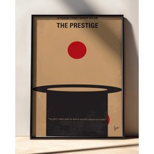 The Prestige Minimal Movie Poster Two Stage Film Posteri Çerçeveli Tablo Sinema Odası Duvar Dekoru