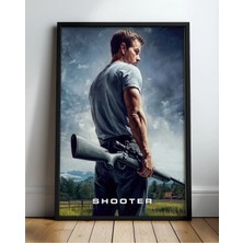 Shooter Film Posteri Çerçeveli Tablo Sinema Odası Duvar Dekoru