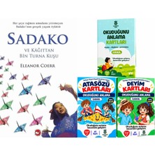 Beyaz Balina Yayınları Sadako ve Kağıttan Bir Turna Kuşu (Eleanor Coerr) ve Okuduğunu Anlama Kartları Atasözü Kartları Deyim Kartları (Mert Arık)