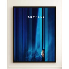 Skyfall James Bond Film Posteri Çerçeveli Tablo Sinema Odası Duvar Dekoru