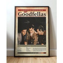 Goodfellas 1990 Film Posteri Çerçeveli Tablo Sinema Odası Duvar Dekoru
