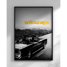 Entourage Film Posteri Çerçeveli Tablo Sinema Odası Duvar Dekoru