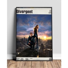 Divergent Film Posteri Çerçeveli Tablo Sinema Odası Duvar Dekoru
