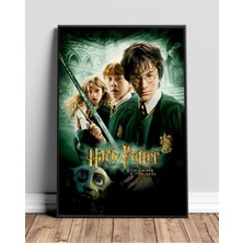 Harry Potter 2 Movie Film Posteri Çerçeveli Tablo Sinema Odası Duvar Dekoru