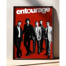 Entourage Tv Show Cast Film Posteri Çerçeveli Tablo Sinema Odası Duvar Dekoru