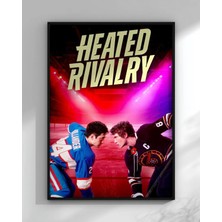 Heated Rivalry Hockey Film Posteri Çerçeveli Tablo Sinema Odası Duvar Dekoru