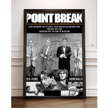 90S Point Break Movie Film Posteri Çerçeveli Tablo Sinema Odası Duvar Dekoru