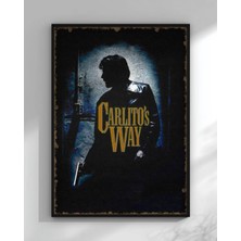 Carlito's Way Film Posteri Çerçeveli Tablo Sinema Odası Duvar Dekoru