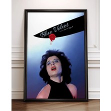 Blue Velvet Film Posteri Çerçeveli Tablo Sinema Odası Duvar Dekoru