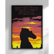 Bojack The Horseman Movie Film Posteri Çerçeveli Tablo Sinema Odası Duvar Dekoru