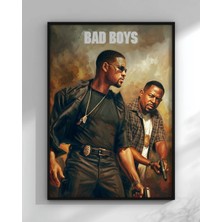 Bad Boys Film Posteri Çerçeveli Tablo Sinema Odası Duvar Dekoru
