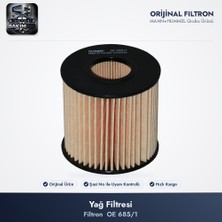 Filtron OE685/1 Yağ Filtresi - KAĞIT TİP) Toyota RAV 4 2.5L Hybrid 2AR-FXE AVA42 AVA44 15+ / Camry