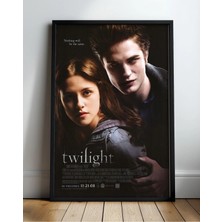 Twilight Alacakaranlık Film Çerçeveli Tablo Film Poster Sinema Salon Duvar Dekoru Hediye